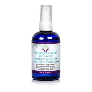 Archangel Gabriel Palo Santo Smudge Spray for Clearing and Protection